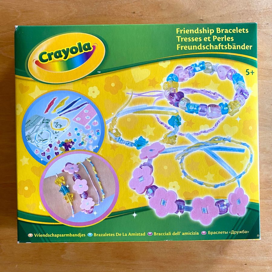 Oöppnat Vänskapsarmbandsset DIY - Crayola