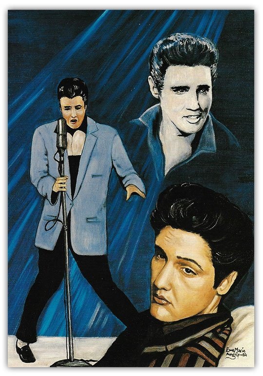 Nostalgiskt retro Elvis Presley 1 50x70cm