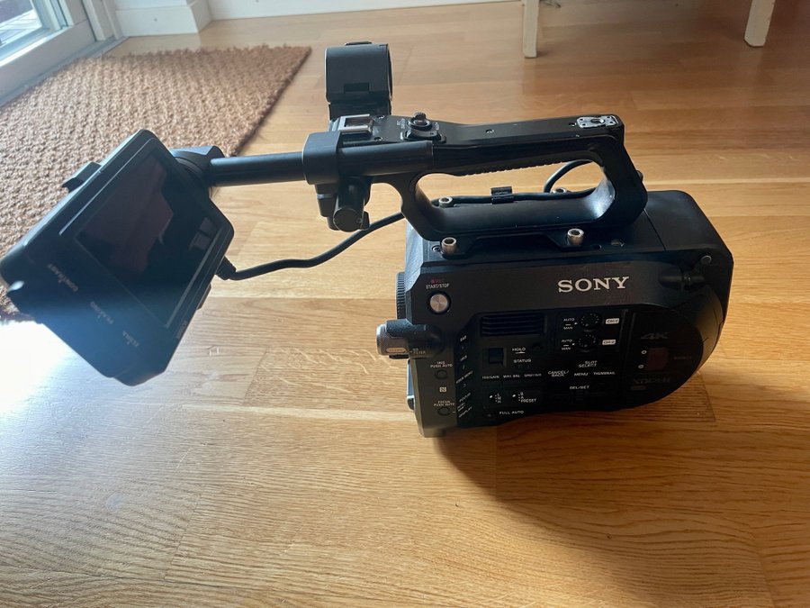 Sony FS7 med objektiv och tillbehör