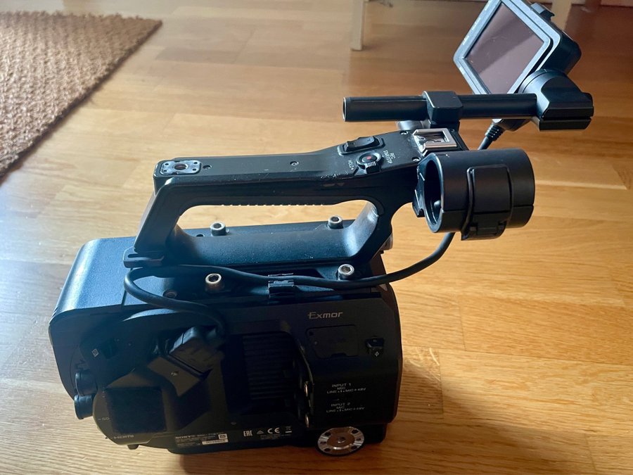 Sony FS7 med objektiv och tillbehör