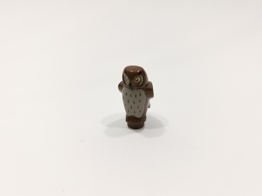 Lego - djur - uggla - part 92084pb01 - brun (reddish)