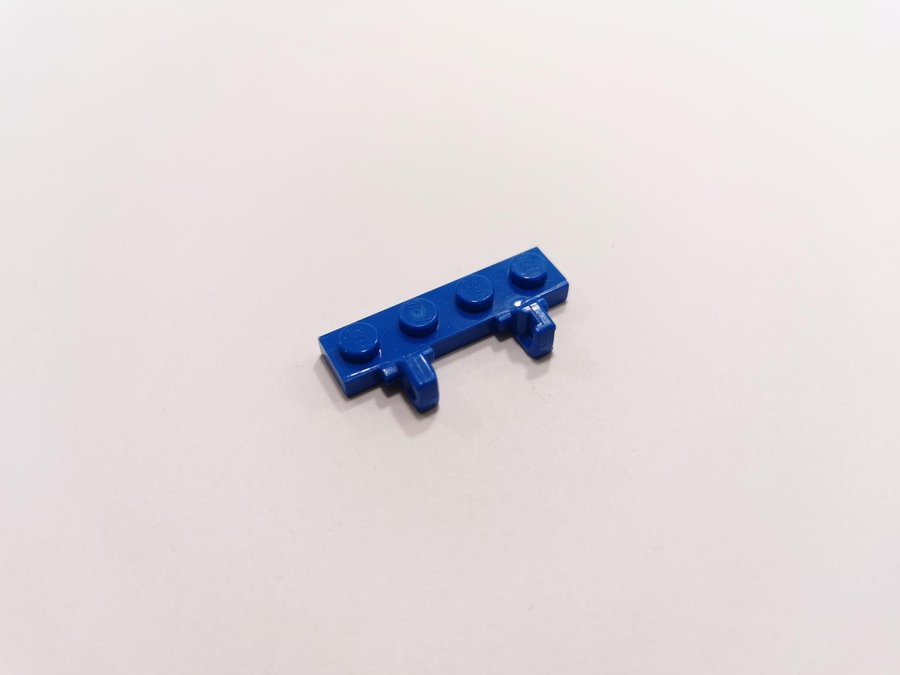 Lego - hinge - ledad - locking - 1x4 - part 44568 - blå