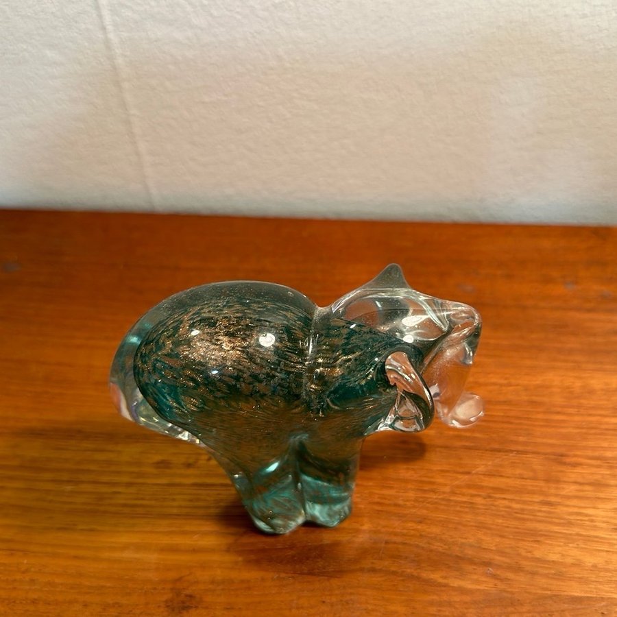 Glasfigur elefant