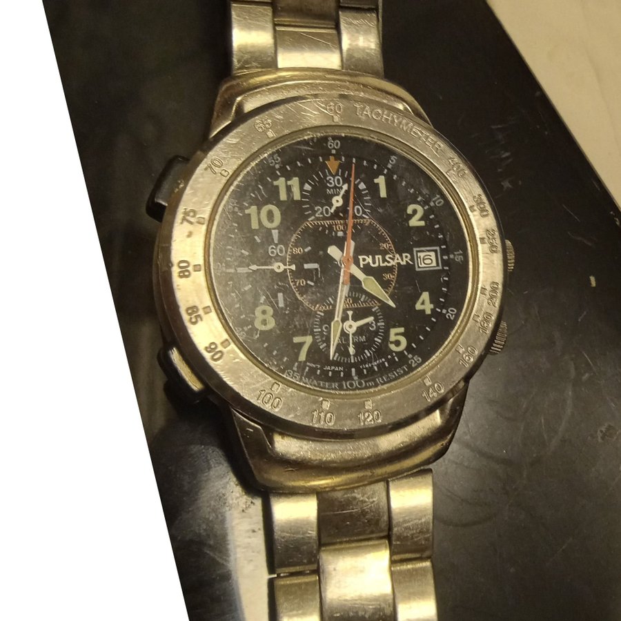 Pulsar Chronograph Kvarts Armbandsur