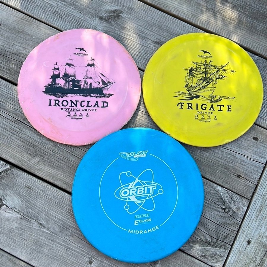 3st Discgolf Discar - Albatross Ironclad Frigate  Galaxy Orbit