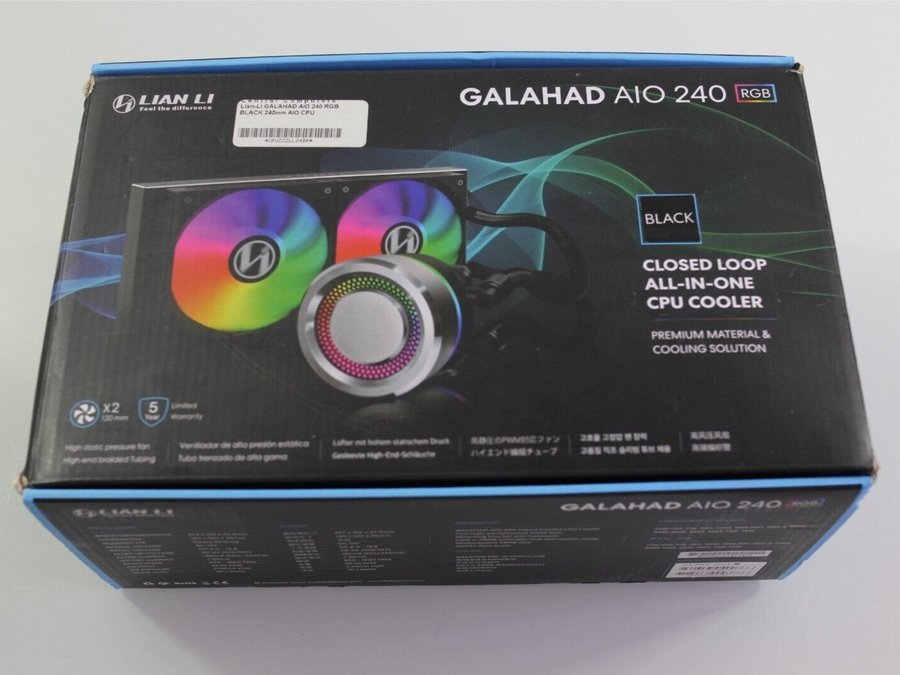 Lian Li Galahad AIO 240 V2 RGB CPU-kylare