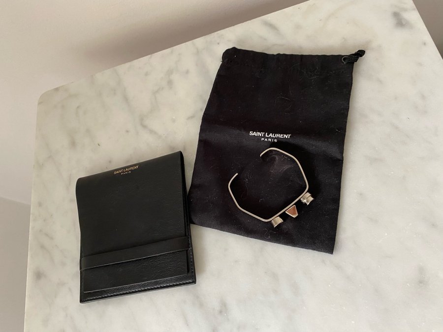 Saint Laurent 3 Clous armband sterling silver nypris 7000 kr