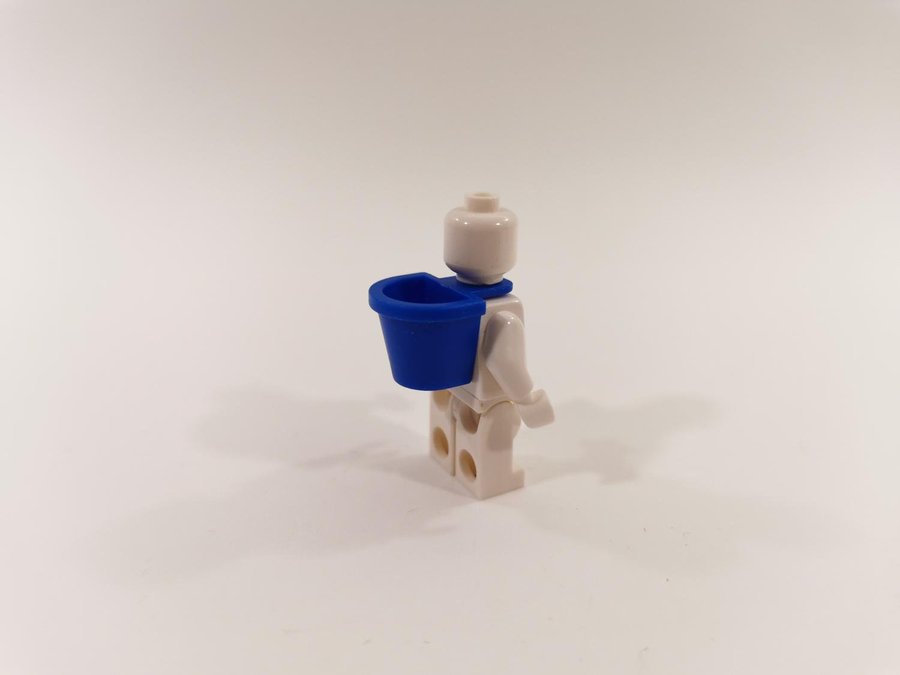 Lego - tillbehör - ryggsäck - part 4523 - blå