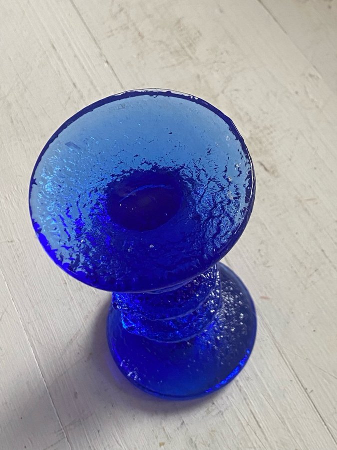 Blå blue Festivo iittala Sarpaneva ljusstake candle stick