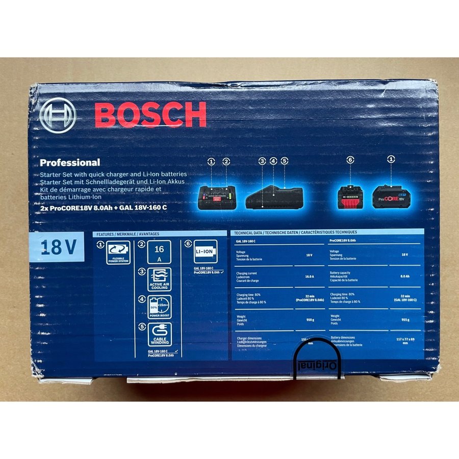 Bosch procore batteri paket 8ah