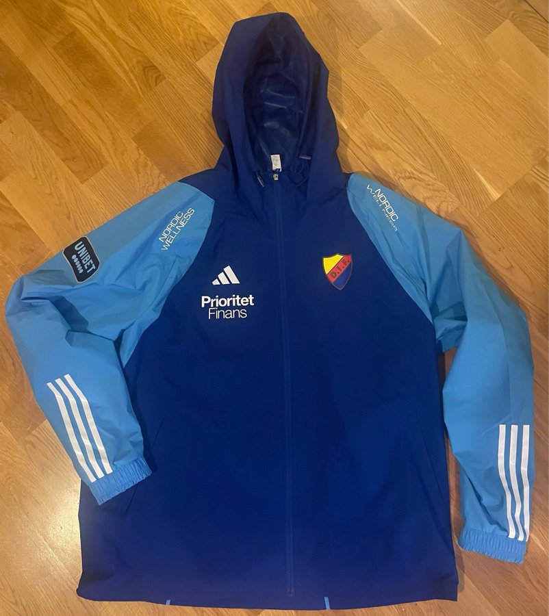 Djurgården Adidas träningsjacka från A-laget i nyskick / stl XL