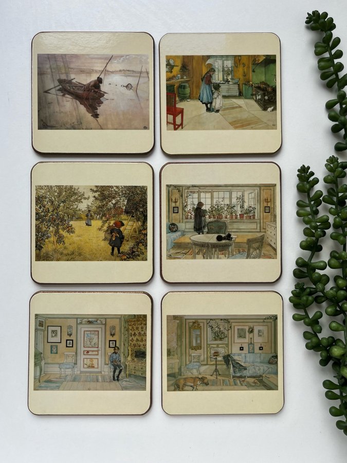 Coasters Glasunderlägg Carl Larsson