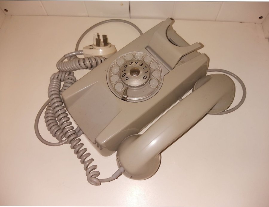 Telefon Grå Retro Snurrskiva A002 9871/08