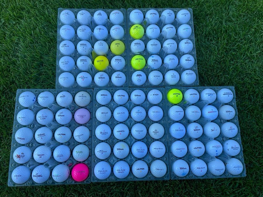 100st mix golfbollar