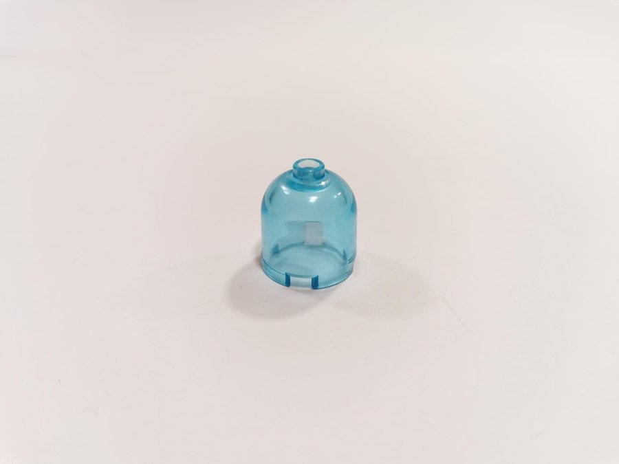 Lego - transparent - glob - 2x2x1 2/3 - part 30151 - ljusblå (trans light blue)