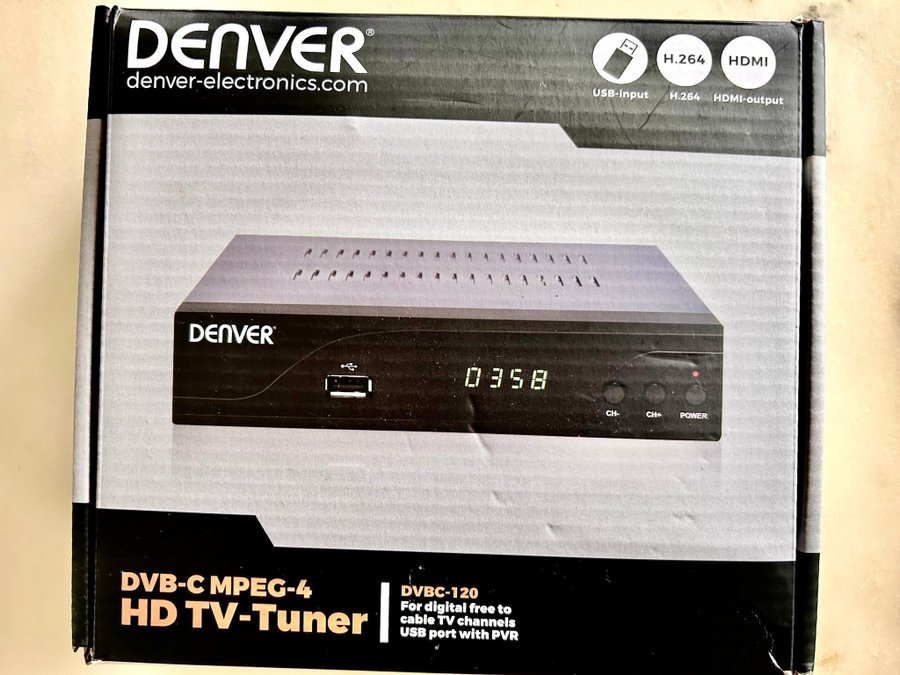 Denver DVB-C MPEG-4 HD TV-Tuner