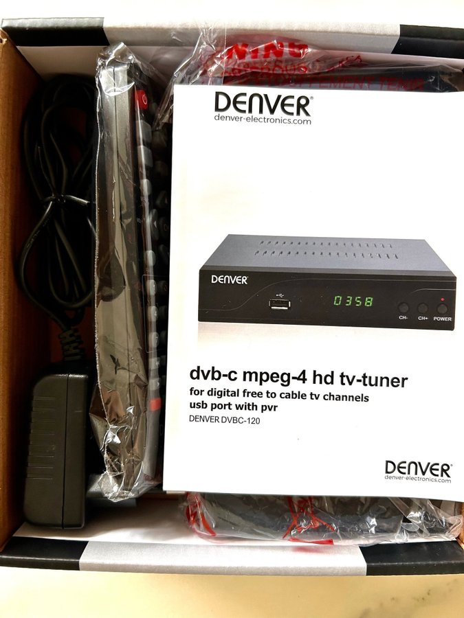 Denver DVB-C MPEG-4 HD TV-Tuner