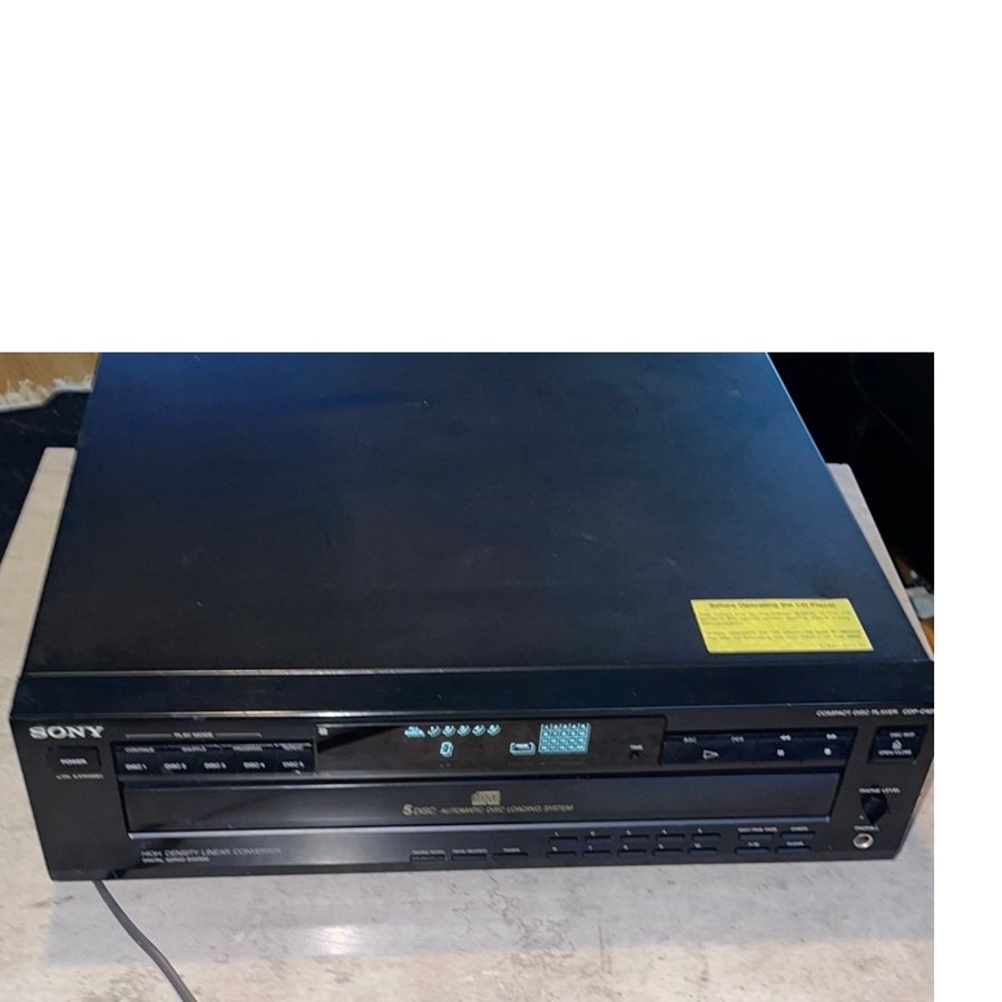 Sony CDP-C425 (5-Disk CD Changer) Multi Compact Disc Player (1992)