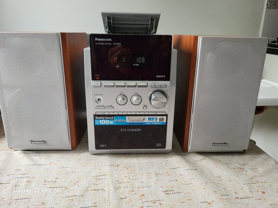 Panasonic Model No SB-PM53 SPEAKER SYSTEM Disc Deck Receiver.