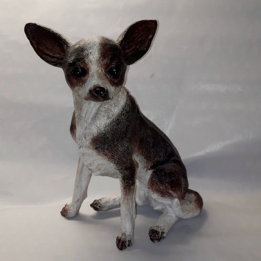 CHIHUAHUA Hund figur naturig storlek