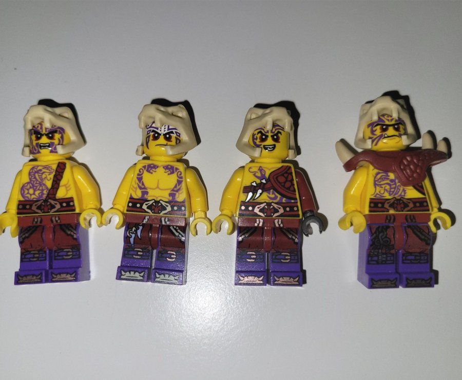 4 st Lego Ninjago Legofigurer