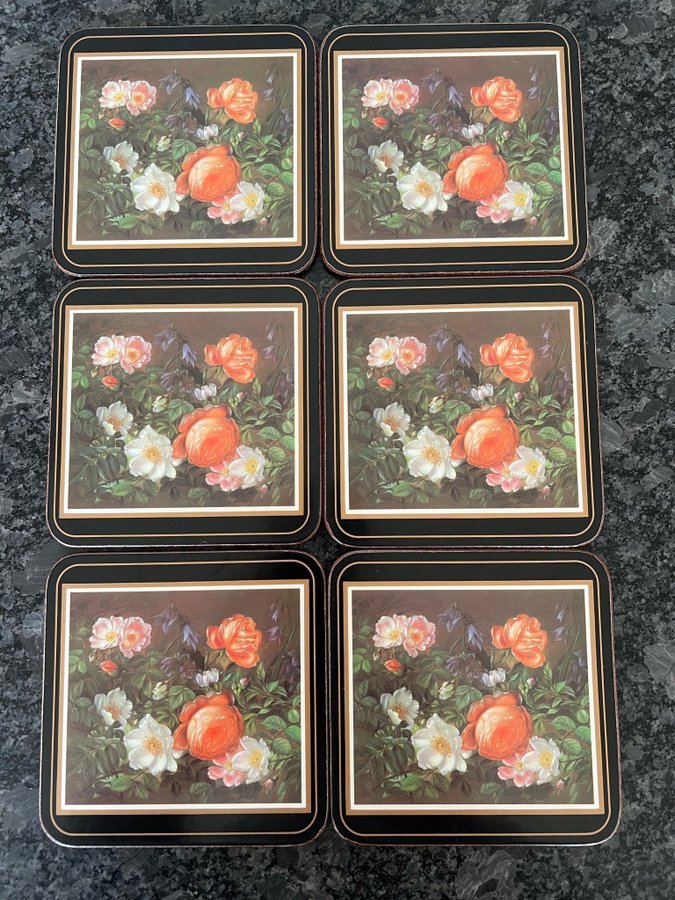 Pimpernel Coasters blommor