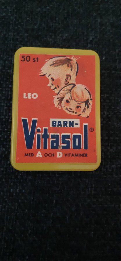 LEO Barn-Vitasol AD-vitaminer, plastask okänd ålder. 28/9, SÄNKT PRIS!