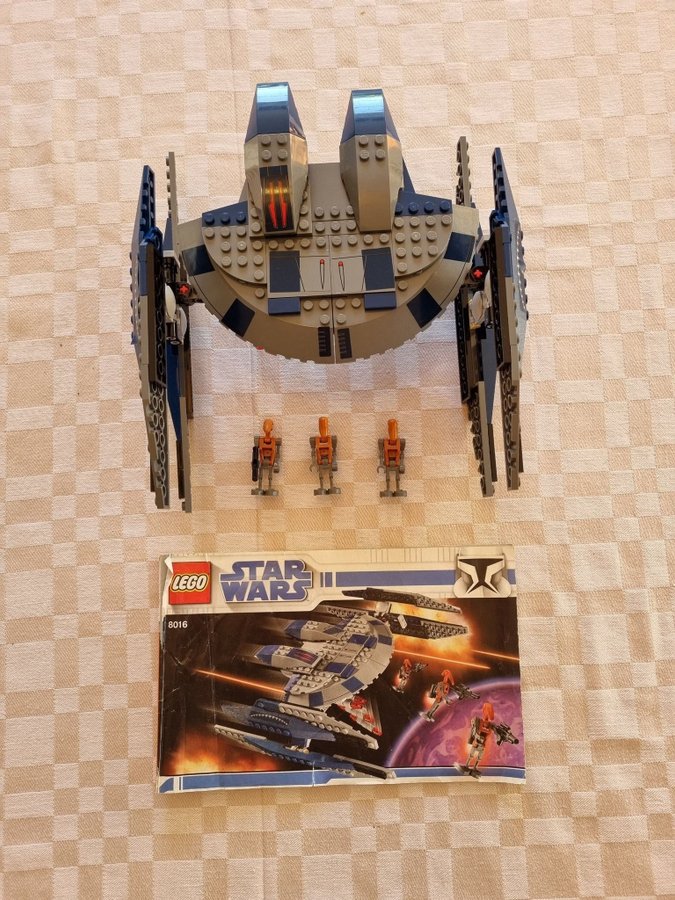 LEGO 8016 Hyena Droid Bomber med manual