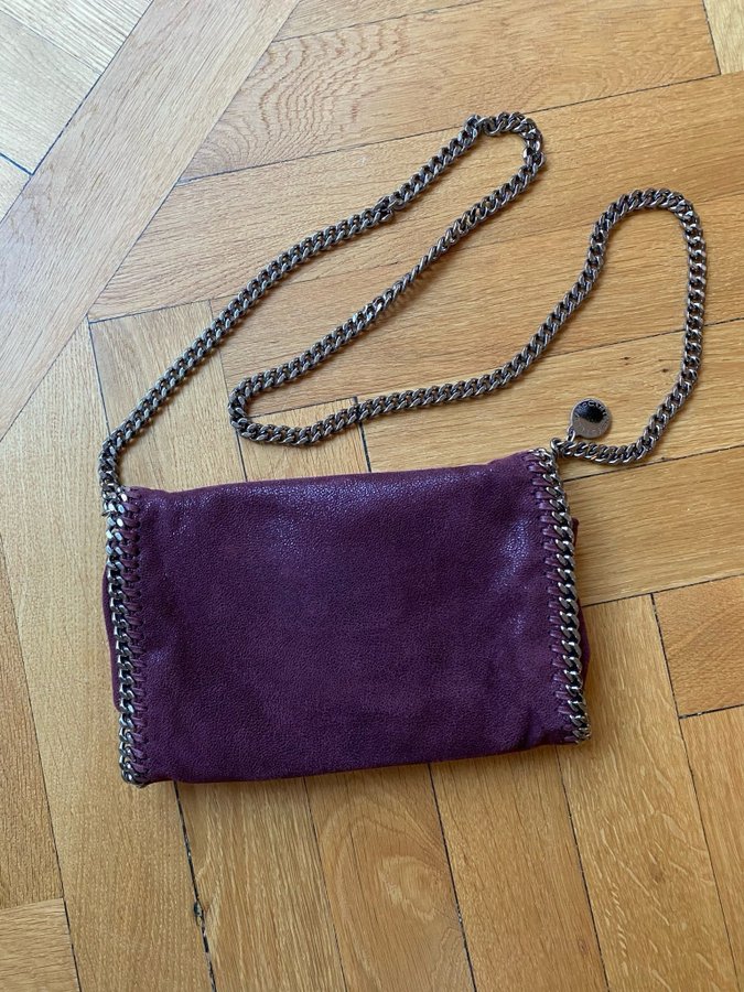 Stella McCartney crossbody-väska i bourgogne