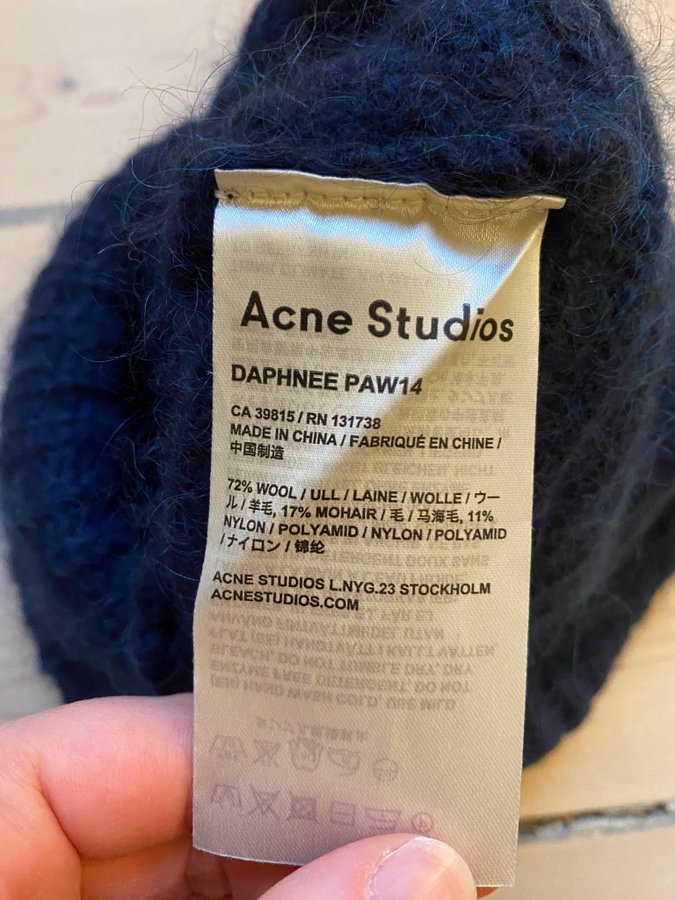 Acne Studios mössa