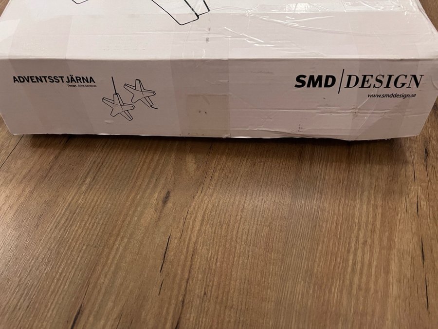 SMD Design Advent Julstjärna Vit/Grå