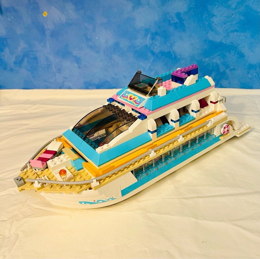 Lego Friends Lyxyacht Dolphin Cruiser nr: 41015 I mkt fint skick