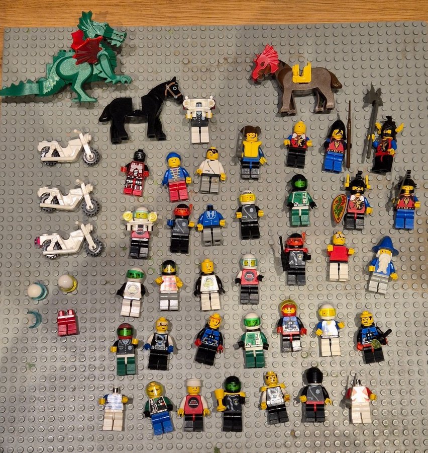 Lego Minifigurer - Klassiska figurer från 80- och 90-talet