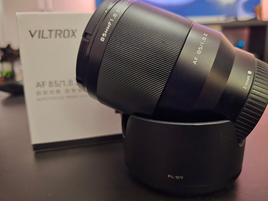 Viltrox AF 85mm f/1,8 STM ED IF, till Nikon Z-fattning (fullformat)