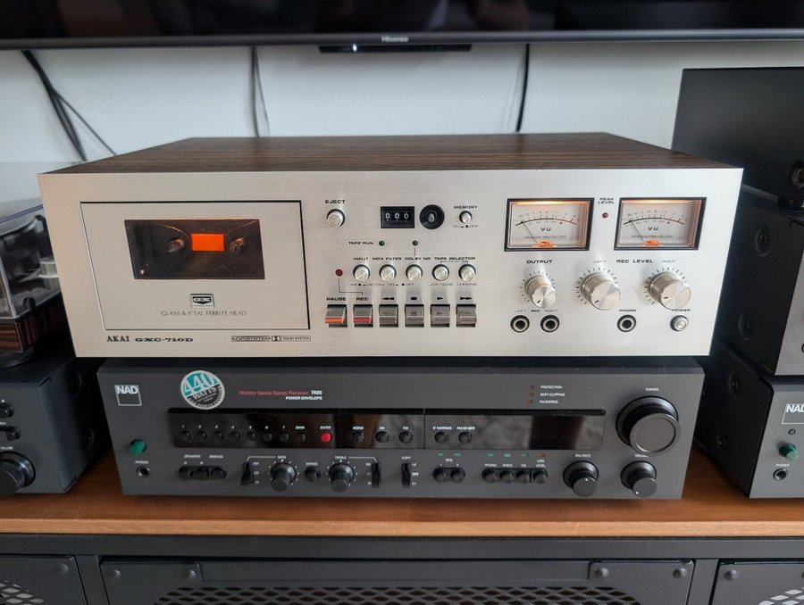 Akai - GXC-710D Kassettdäck Behöver översyn.