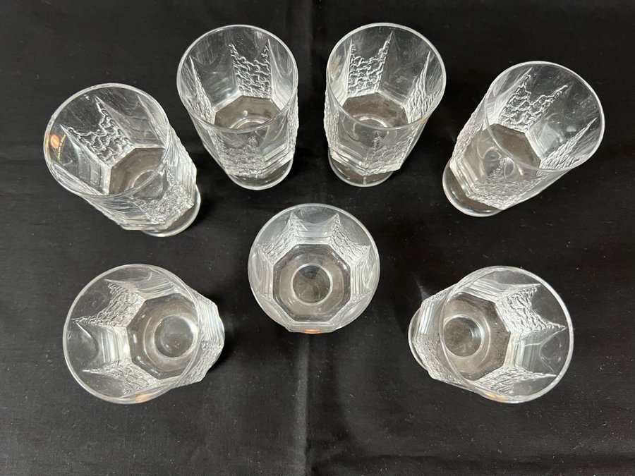 7 st Iittala Kalinka snapsglas, Timo Sarpaneva