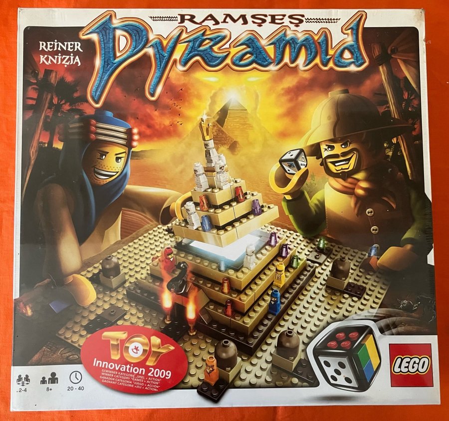 Lego Spel Ramses Pyramid 3843 OVANLIG!