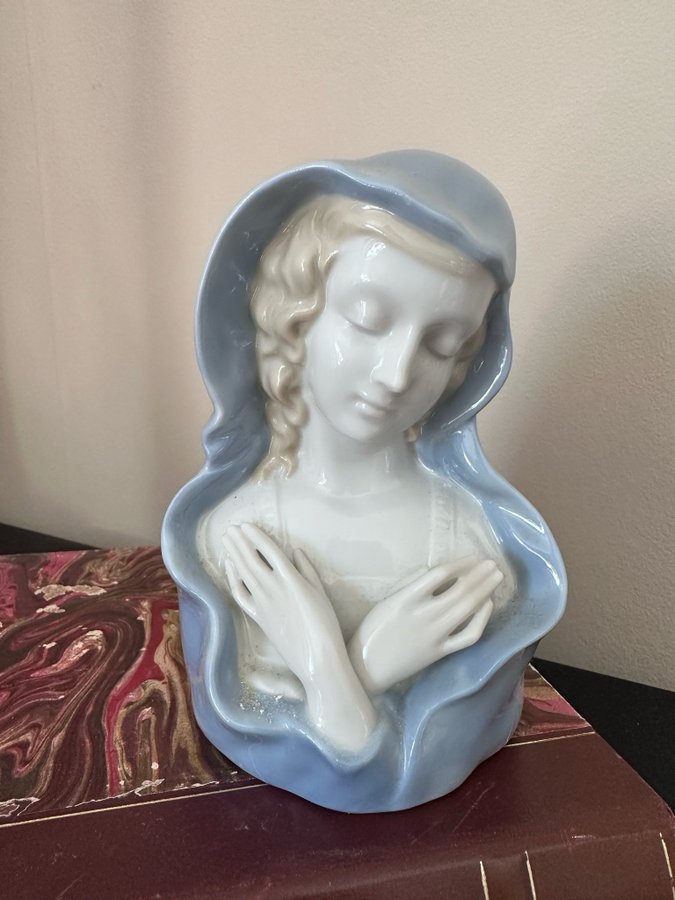 Porlinsfigur av Jungfru Maria / figurin Madonna