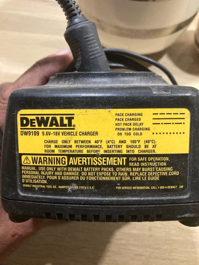 Dewalt Laddare DW9109