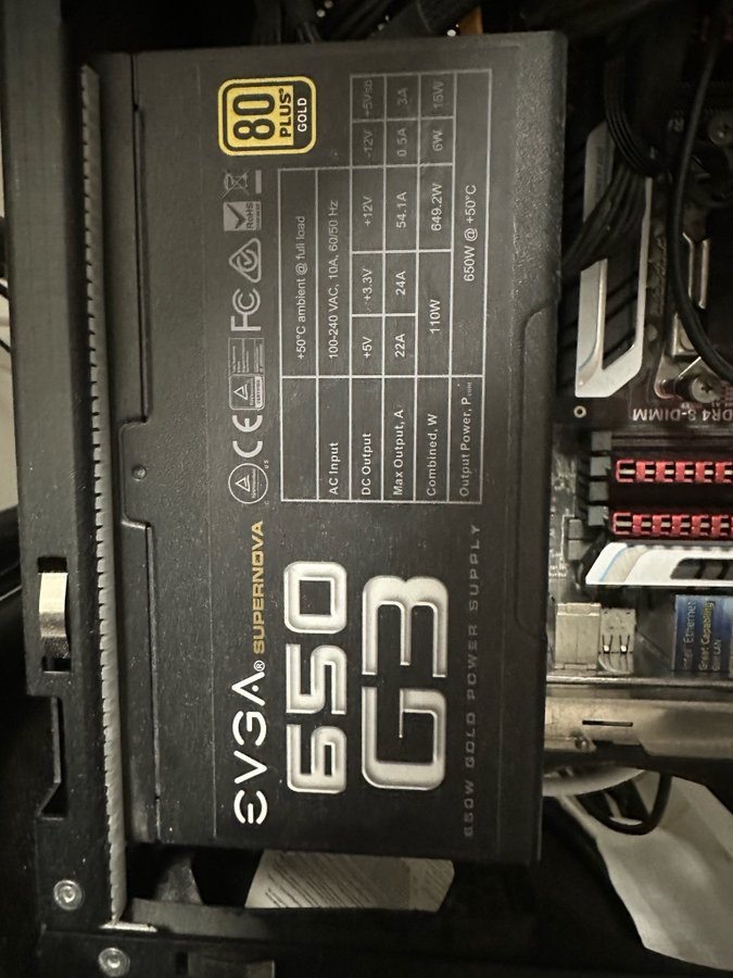 EVGA 650 G3 650W GOLD