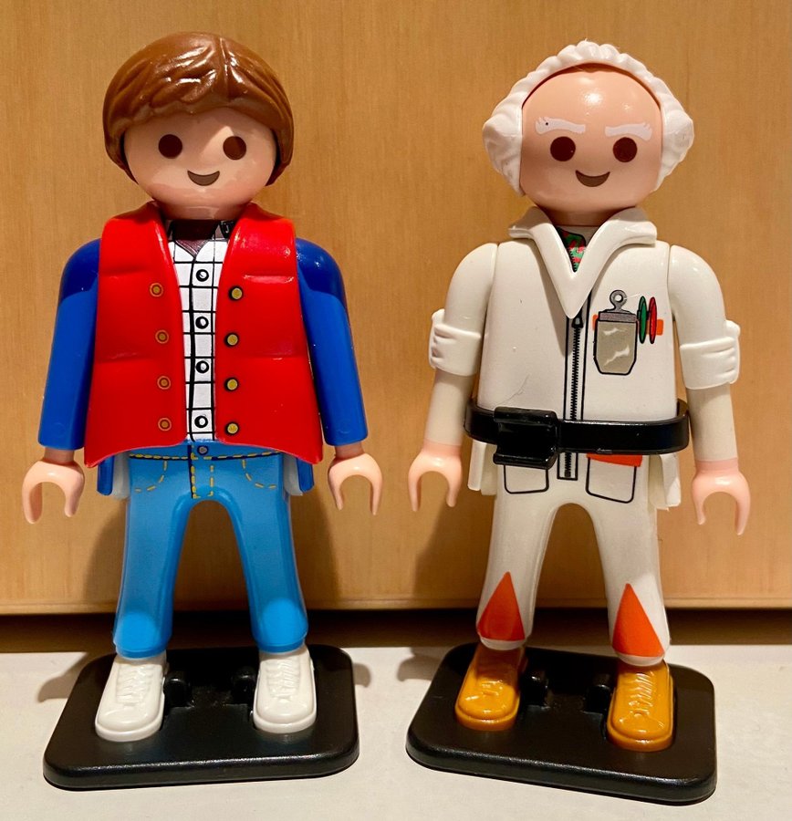 Playmobil Marty McFly  Doc Brown