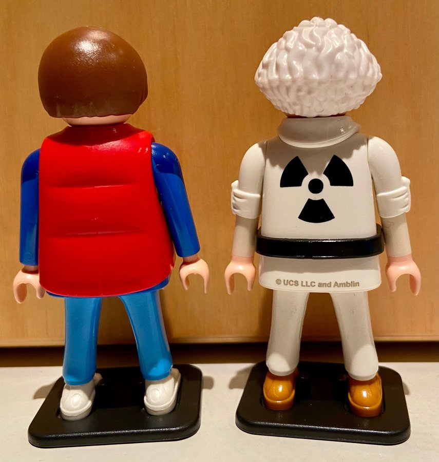 Playmobil Marty McFly  Doc Brown