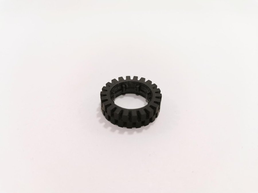 Lego - hjul - däck - technic -24mm D. x 8mm - part 3482 - svart