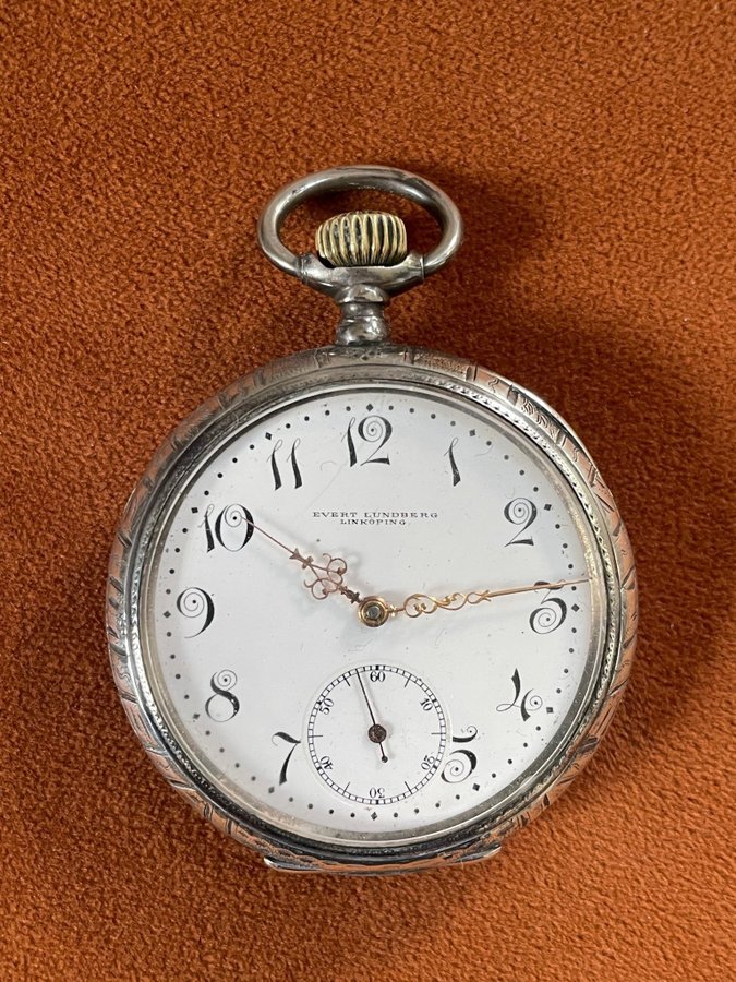 Omega fickur silver omkring 1907