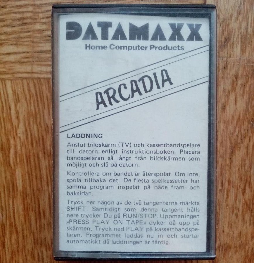 Arcadia (Datamaxx - Imagine) - Commodore 64 / C64 Spel