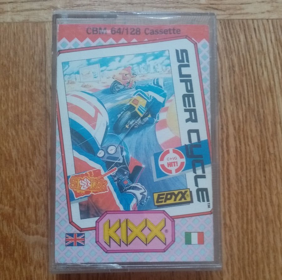 Super Cycle (Kixx - US Gold - Epyx) - Commodore 64 / C64 Spel