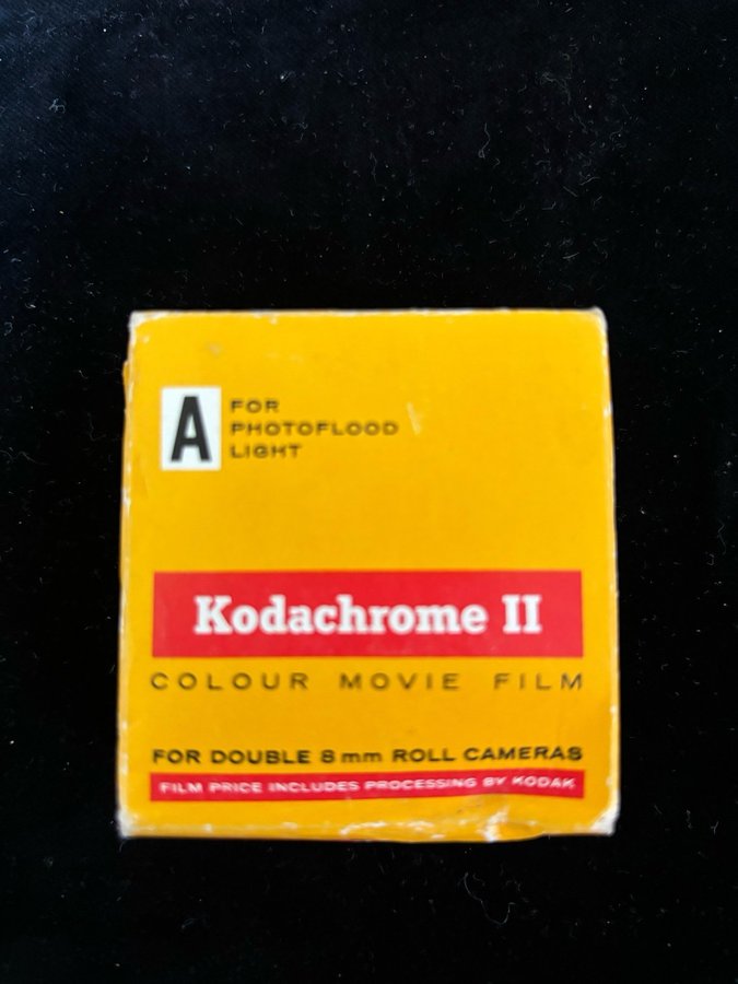 Kodachrome II Färgfilm 8mm Rulle