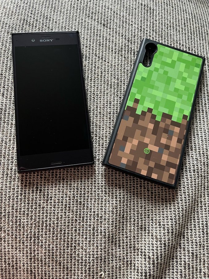 Sony xperia XZ + minecraft skal