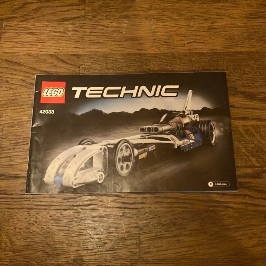 LEGO Technic 42033 - Dragster -endast Byggmanualer