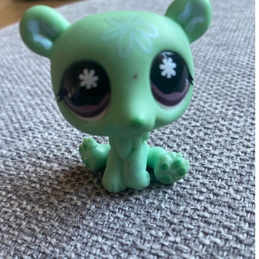 Littlest Pet Shop Grön Björn LPS